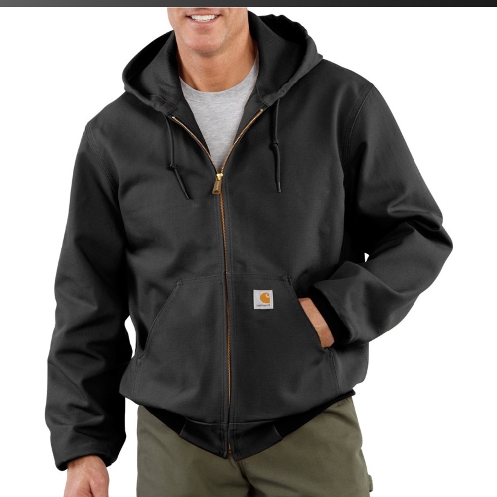 Black Carhartt Coat Jacket